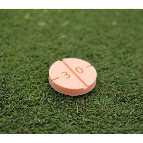 Appalachian Part & Tool Other - Novelty "Caddy Addy" Golf Ball Marker | Orange 30mg Pill Style - Funny Golf Gift